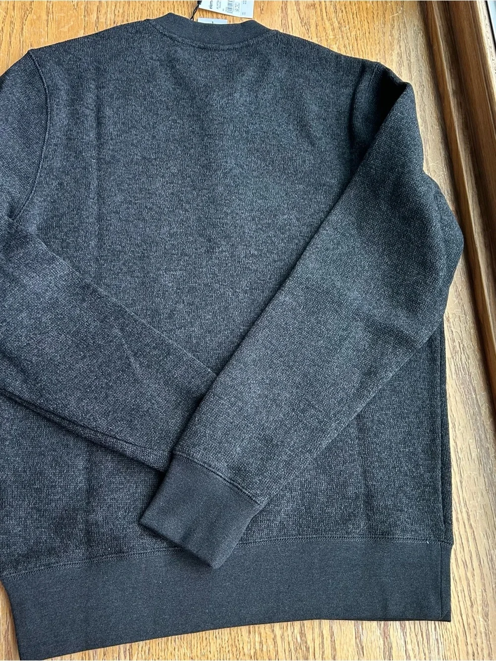 Element Men’s Dark Charcoal Pullover Crewneck Henley Sweater Sz S